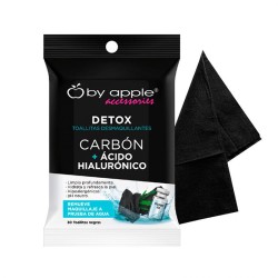 TOALLAS DESMAQUILLANTES CARBÓN + ÁCIDO HIALURÓNICO BY APPLE