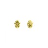 ARETES MANO DE FÁTIMA DE ACERO
