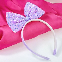 DIADEMA MOÑO DE LENTEJUELA