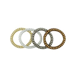 SET DE 4 LIGAS EN ESPIRAL